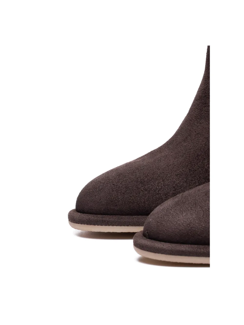 Poche Paris Pointed-toe Boots In Brown