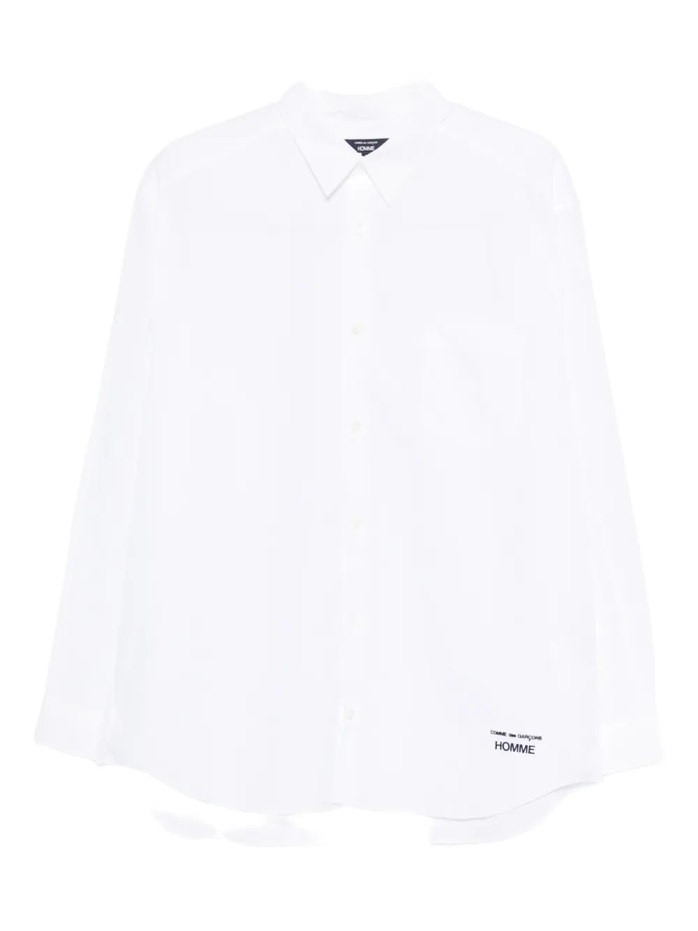 Comme Des Garçons Shirt cotton collar shirt – White