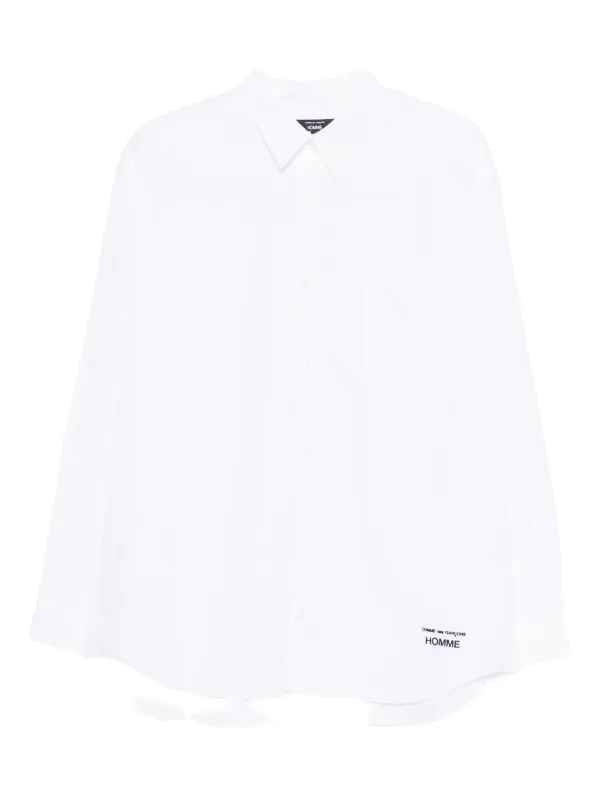 Comme Des Garçons Shirt オープンカラー シャツ | ホワイト | FARFETCH JP