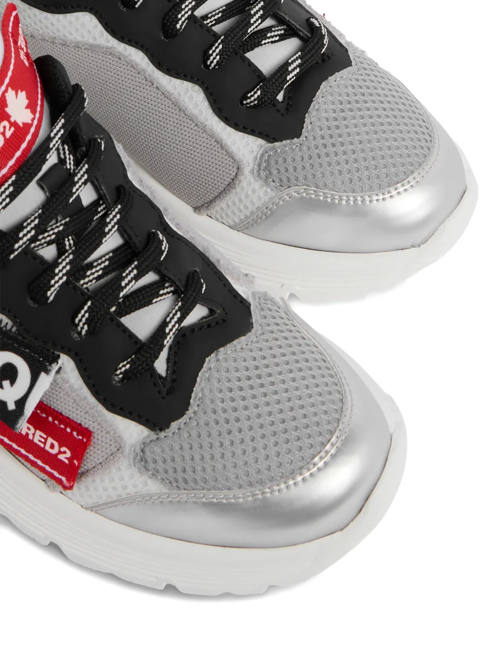 DSQUARED2 KIDS Sneakers met logopatch Zilver