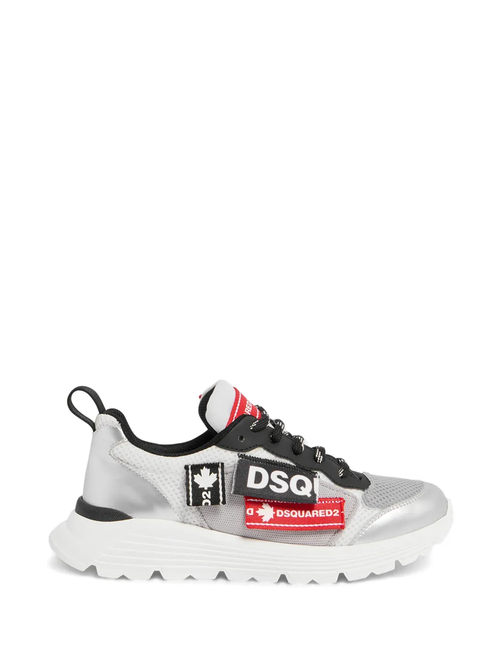 DSQUARED2 KIDS Sneakers met logopatch Zilver