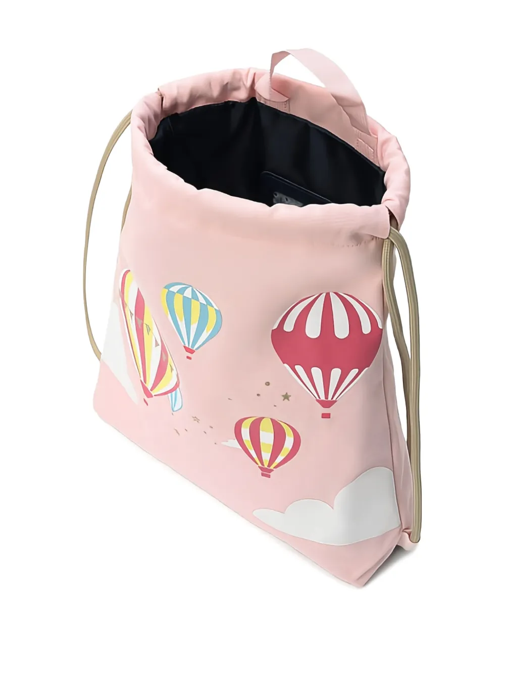 Caramel balloon-print backpack Roze