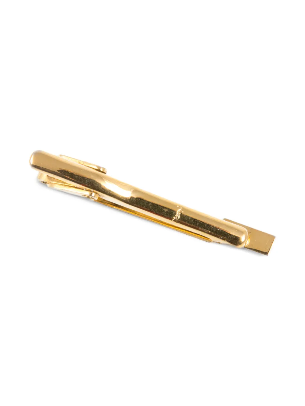 Pre-owned Saint Laurent 1990s Cassandre Tie Clip In Gold
