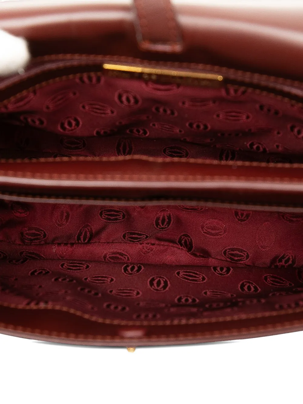 CARTIER Pre-owned 1990-2000 Leather Must De Crossbody Bag In Red
