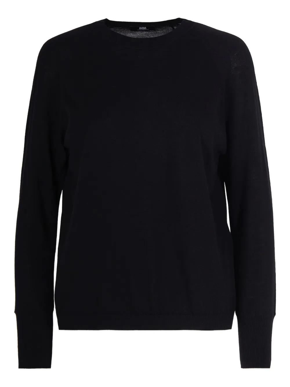 ALPHA STUDIO buttoned wool sweater | Black | Image 1