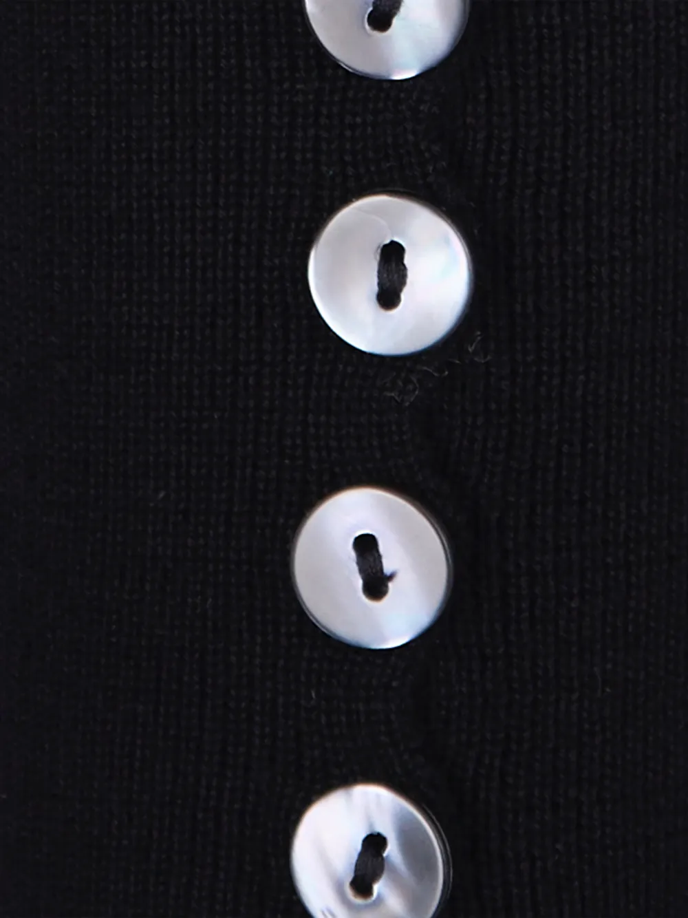 ALPHA STUDIO buttoned wool sweater Zwart