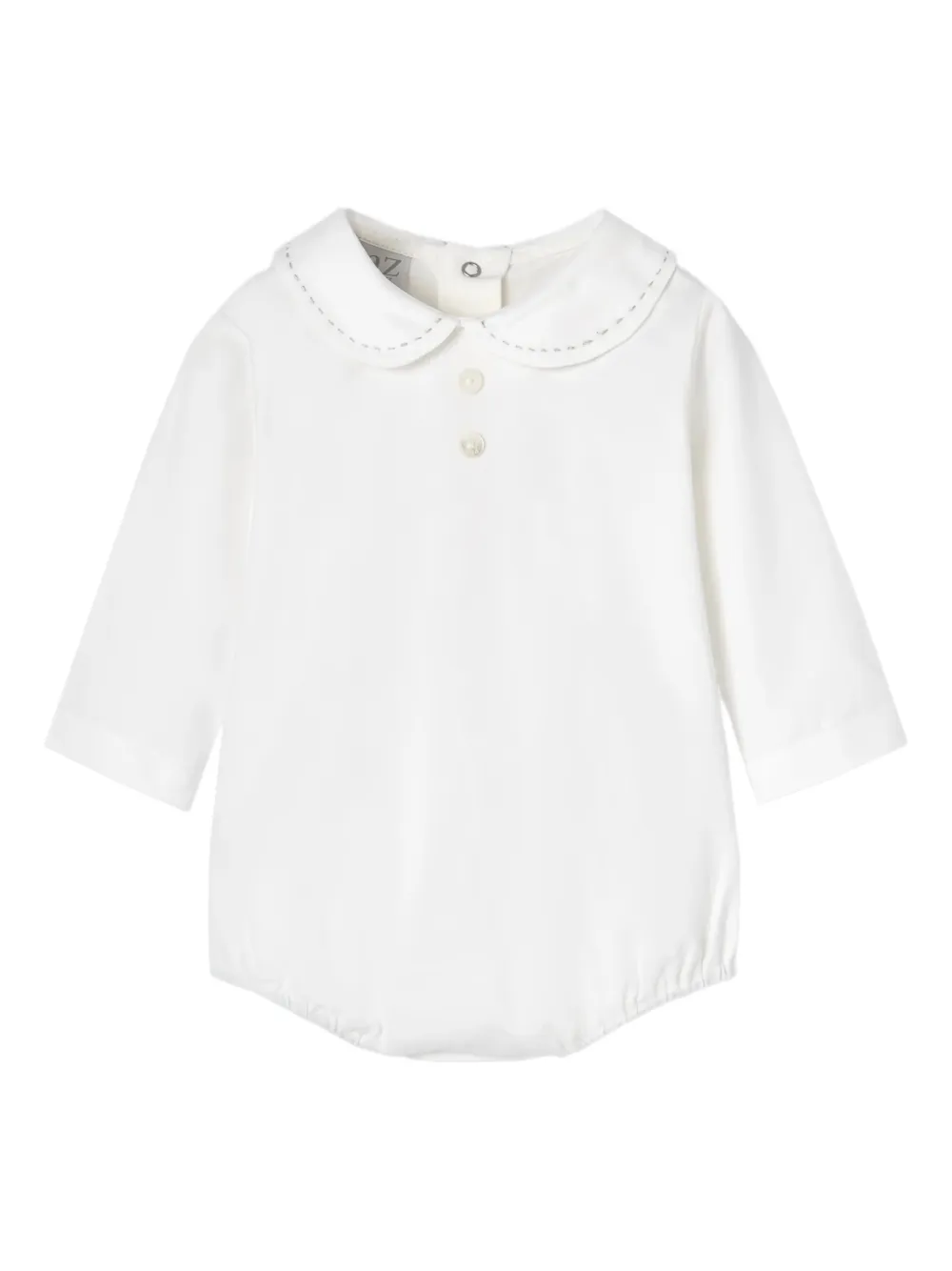 Paz Rodriguez Peter Pan-collar Babywear In White