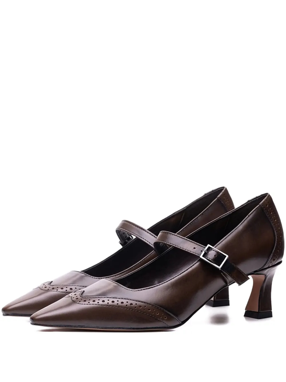 Poche Paris Buckle-strap Pumps In Multi