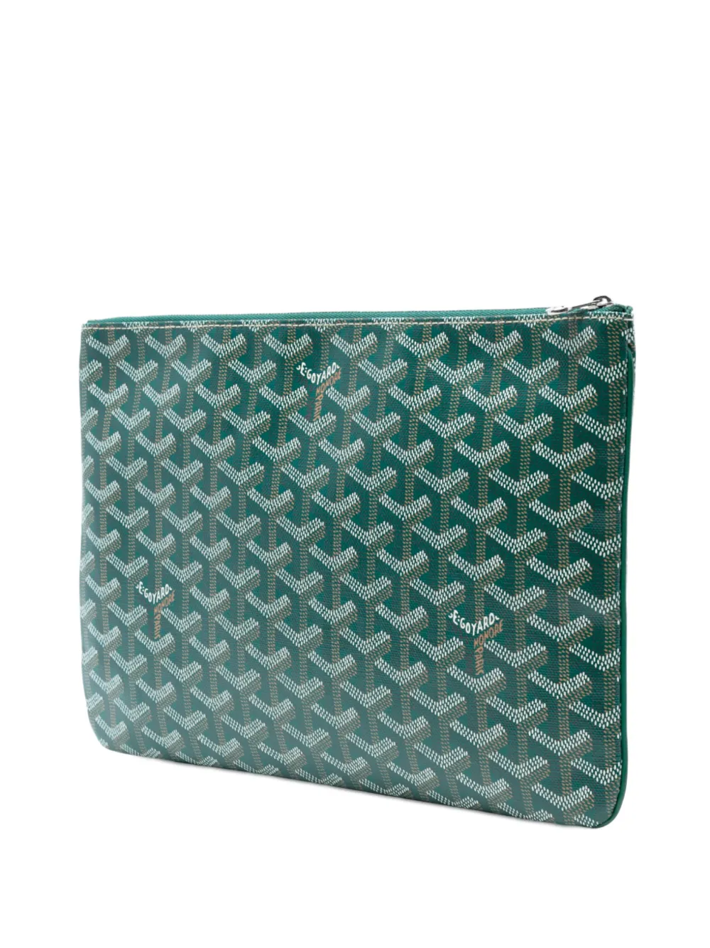 Goyard Pre-Owned 2019 Goyardine Senat MM clutch bag | Green | Image 1