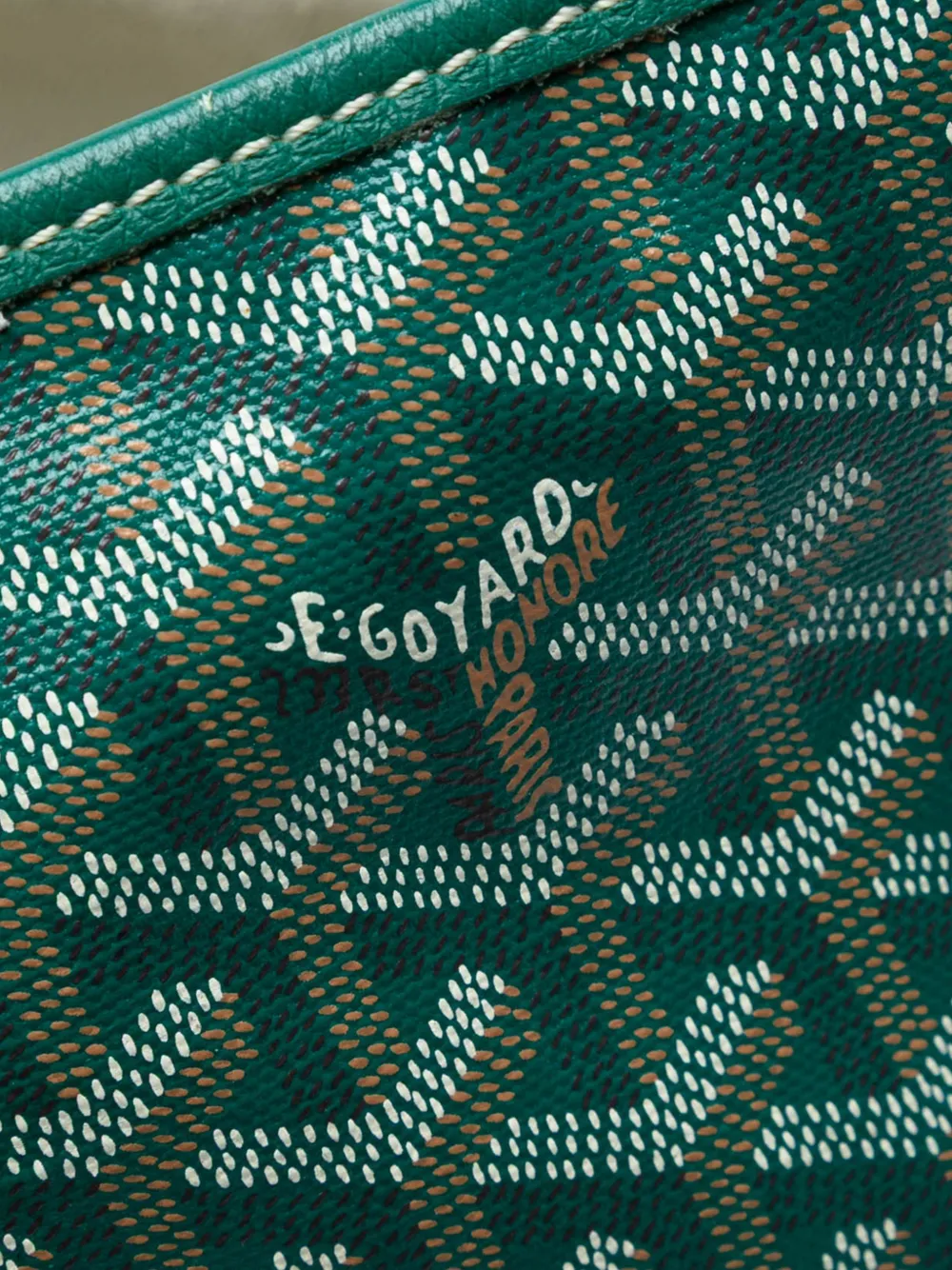 GOYARD Pre-owned 2019 Ine Saint Louis Pm Tote Bag In Green