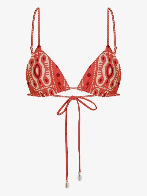 Johanna Ortiz Konibo printed biquini top