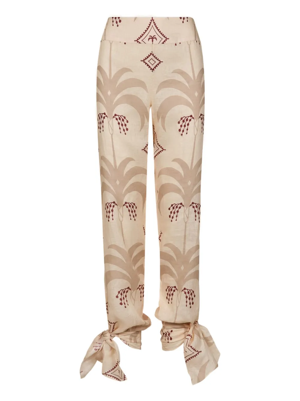 Johanna Ortiz Femininity Dramatic Tie Trousers In Neutral