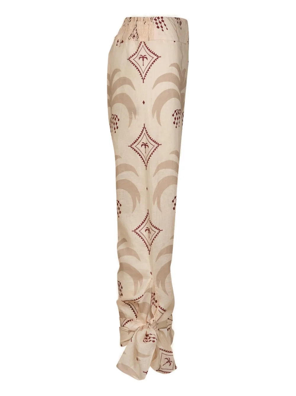 Johanna Ortiz Femininity Dramatic Tie Trousers In Neutral