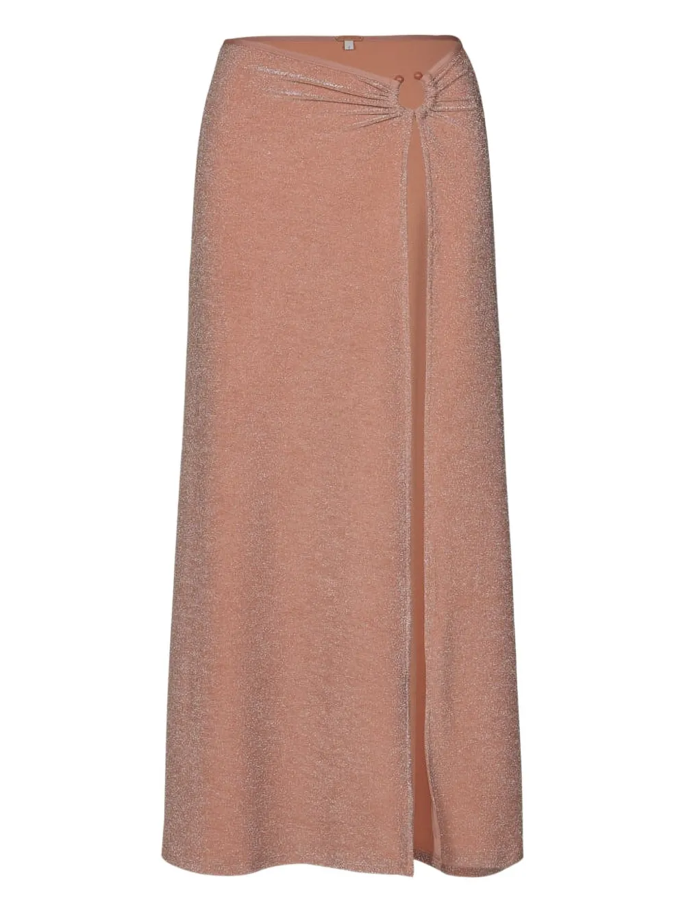 Johanna Ortiz Nuevo Destino slit long skirt - Rosa