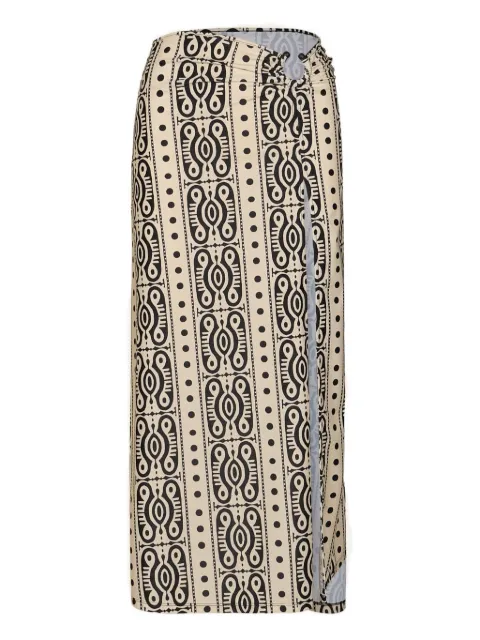 Johanna Ortiz falda midi Nuevo Destino