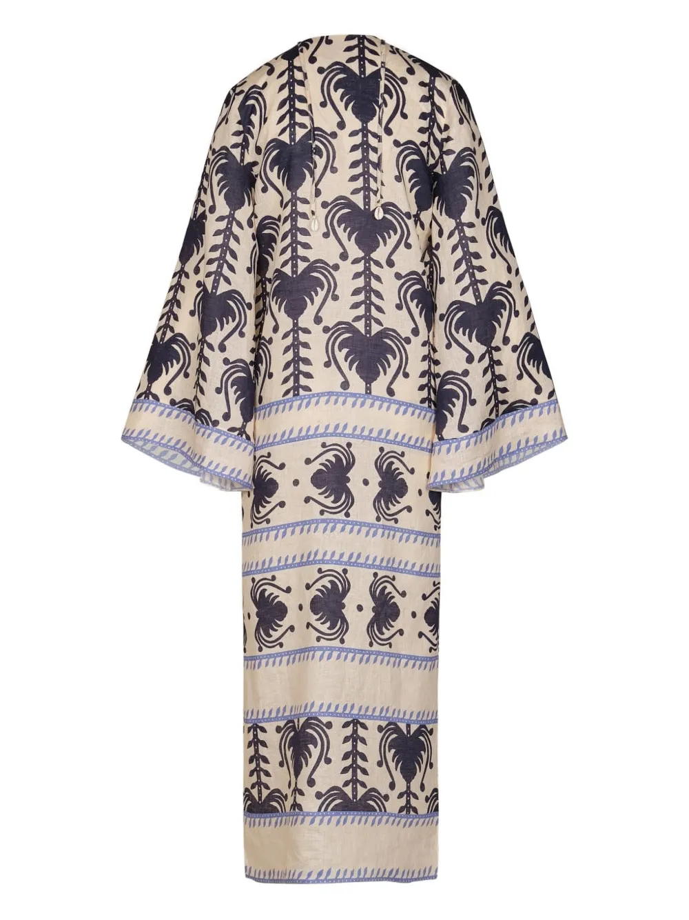 Johanna Ortiz Wild Savannah Printed Midi Dress In Neutral