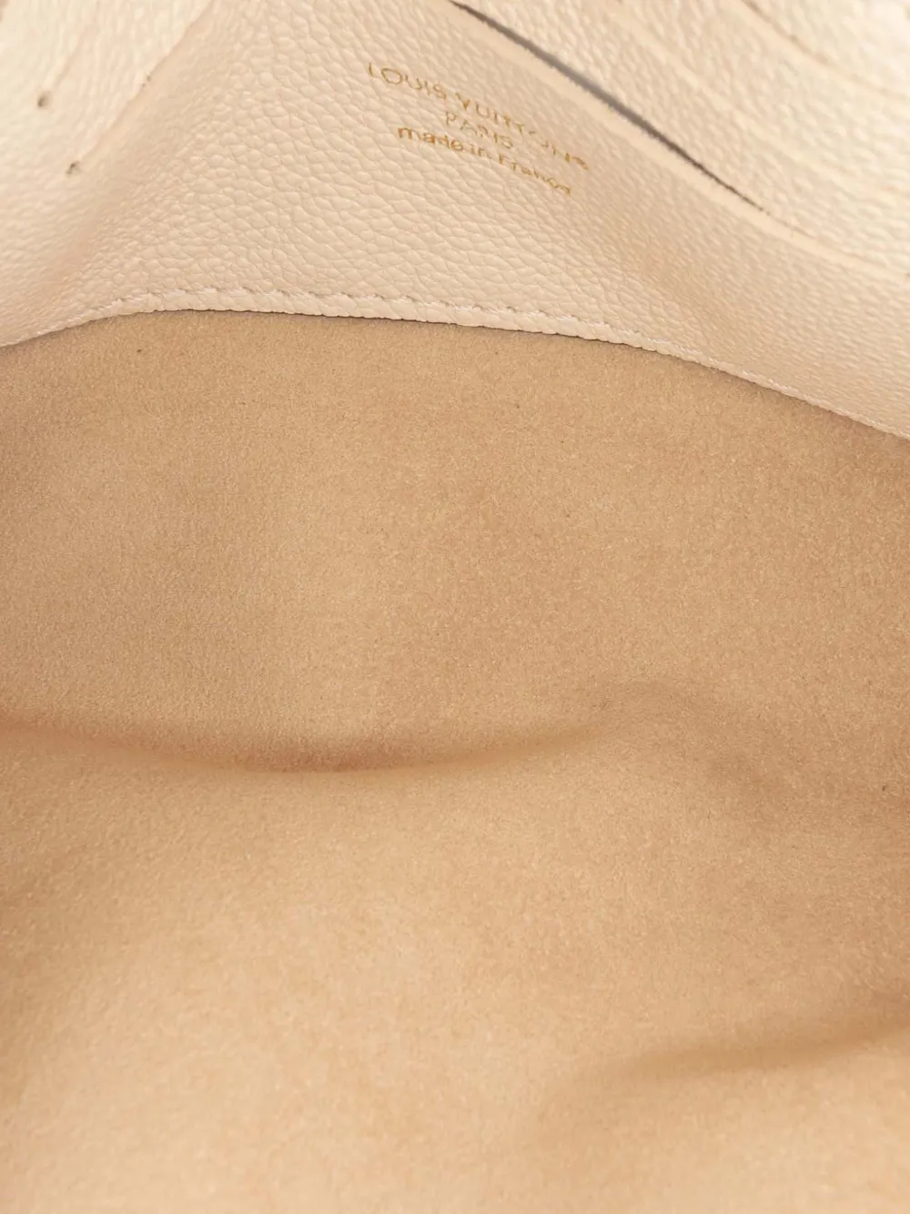 Pre-owned Louis Vuitton 2021-2025 Monogram Empreinte Nano Madeleine Satchel In Brown