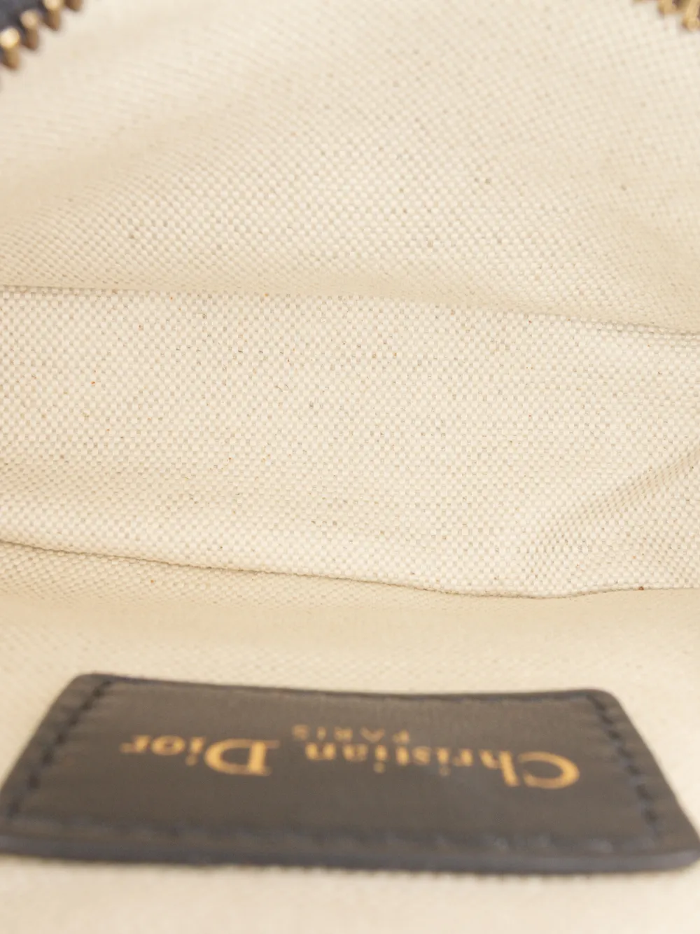 DIOR Pre-owned 2020 Oblique Canvas Pouch Belt Bag In Blue