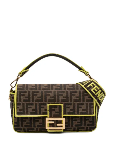 Fendi Pre-Owned bolso satchel Baguette de lona con monograma Zucca bordado 2010-2025