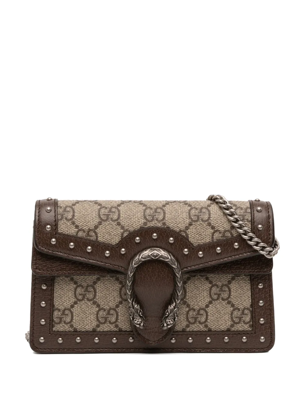 Gucci Pre-Owned 2016-2025 Mini GG Supreme Studs Dionysus crossbody bag