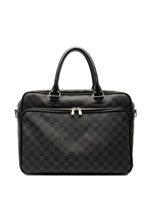 Louis Vuitton Pre-Owned 2010 Damier Graphite Icare business bag