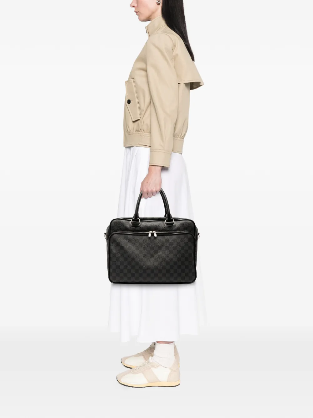 Louis Vuitton Pre-Owned 2010 Damier Graphite Icare business bag | Pre-Owned | Image 2