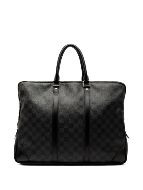 Louis Vuitton Pre-Owned 2012 Damier Graphite Porte Documents Voyage PM business bag