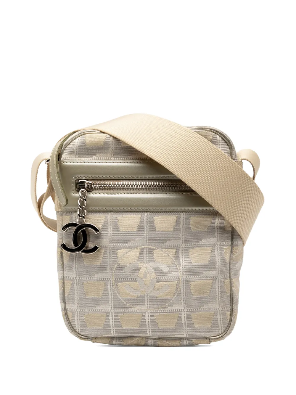 CHANEL Pre-Owned 2005-2006 New Travel Line Nylon crossbody bag - グレー