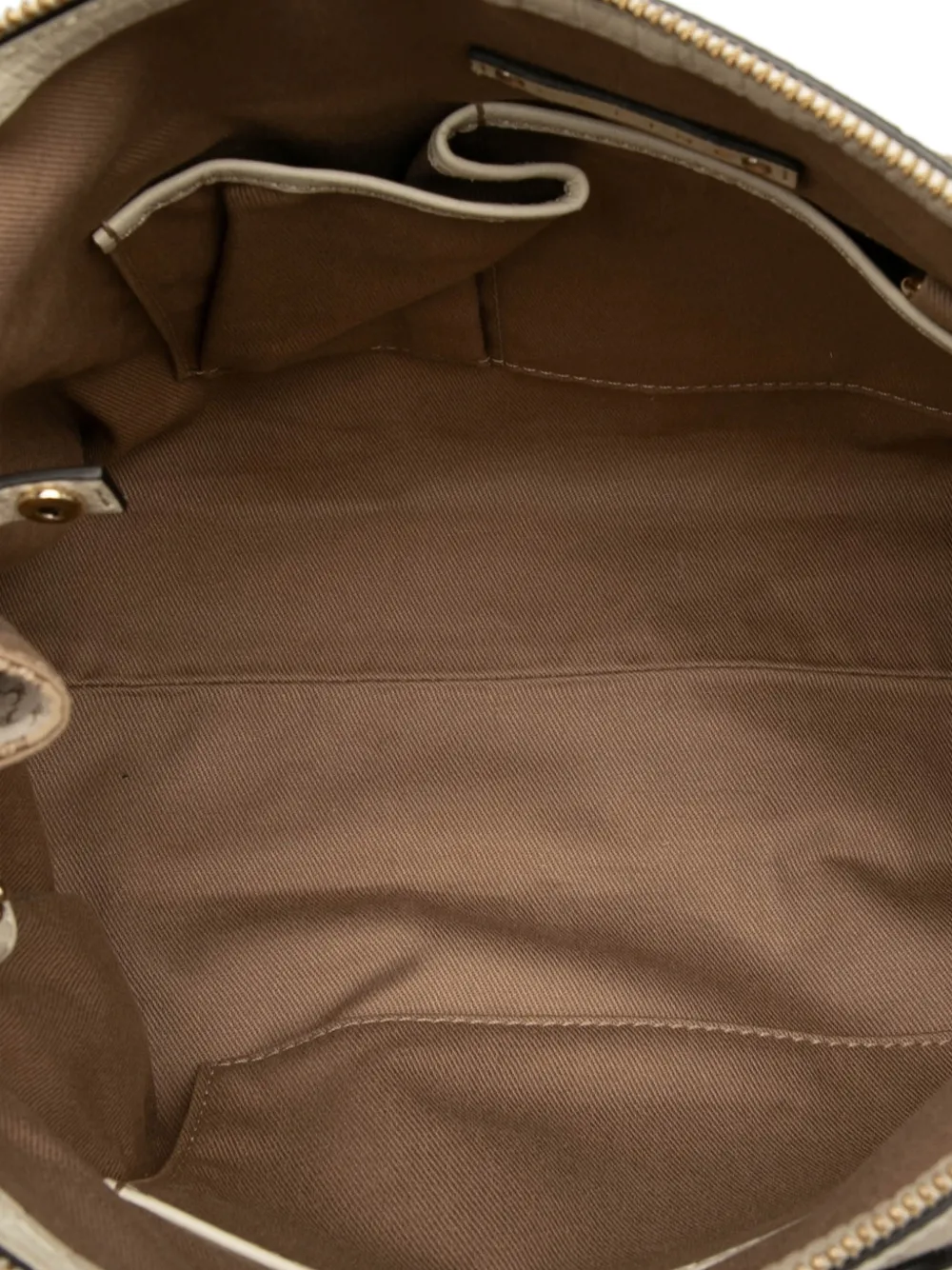 Pre-owned Celine 2008 Macadam Canvas Handbag In Brown