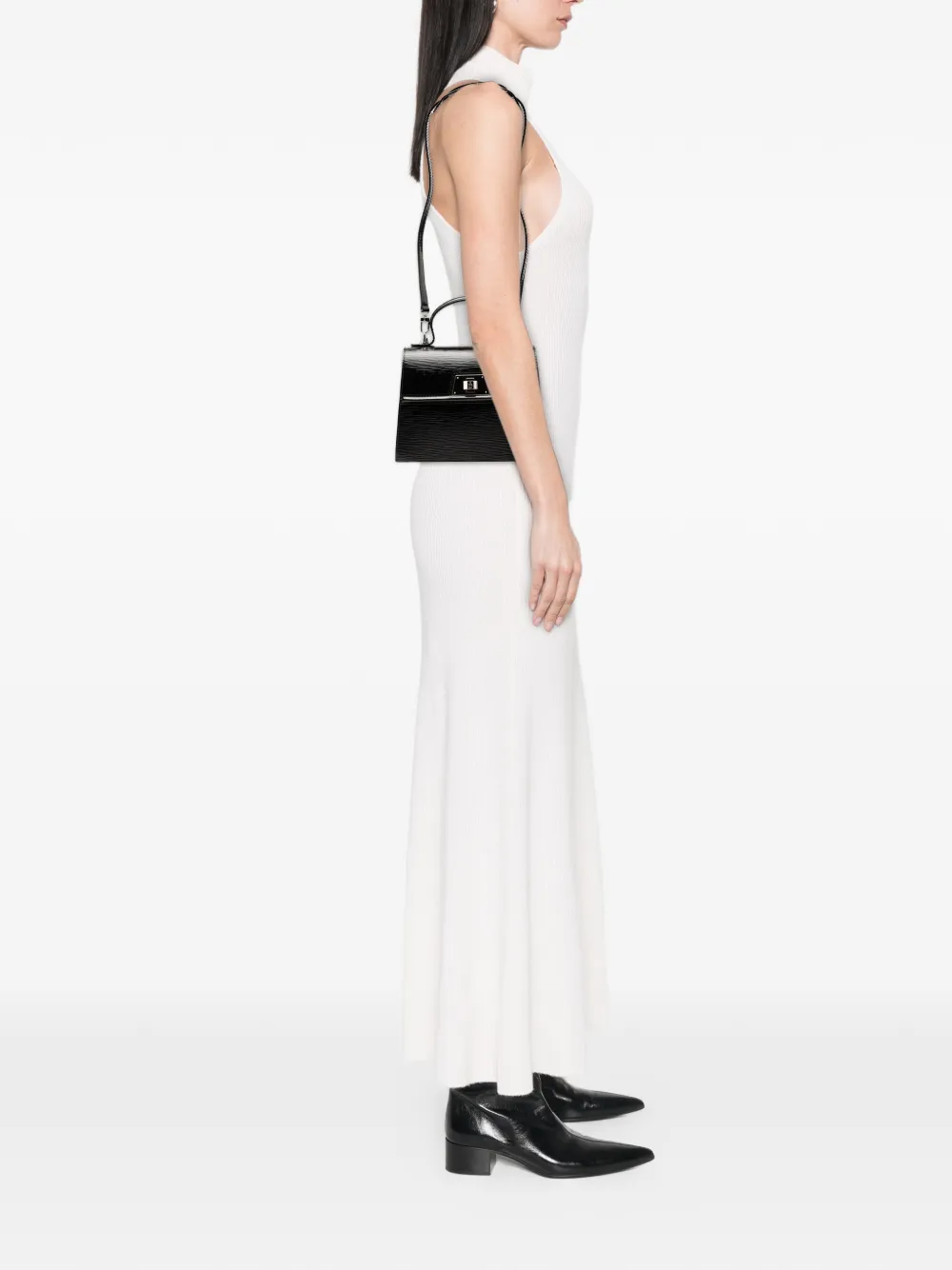 LOUIS VUITTON Pre-owned 2011 Electric Epi Sevigne Pm Satchel In Black