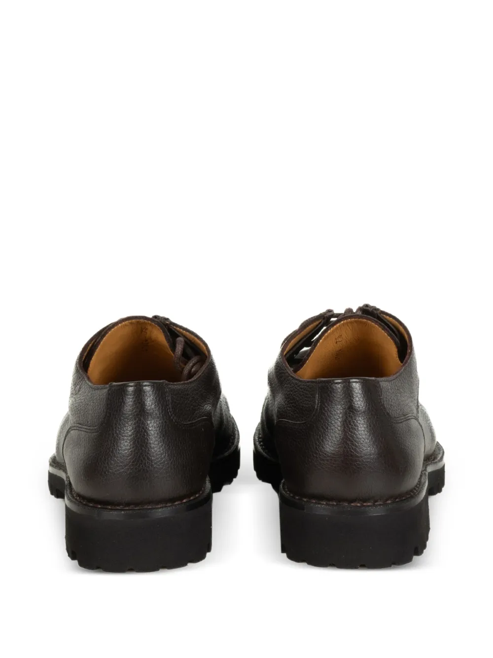 Amedeo Testoni Leren derby schoenen Bruin