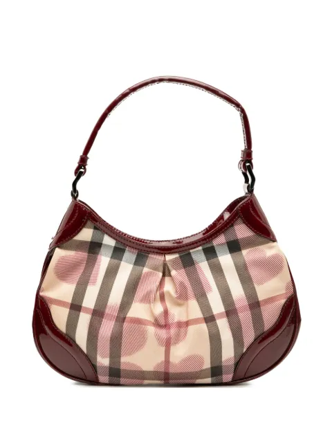 Burberry Pre-Owned 2000-2017 Hearts Nova Check Coated Canvas shoulder bag