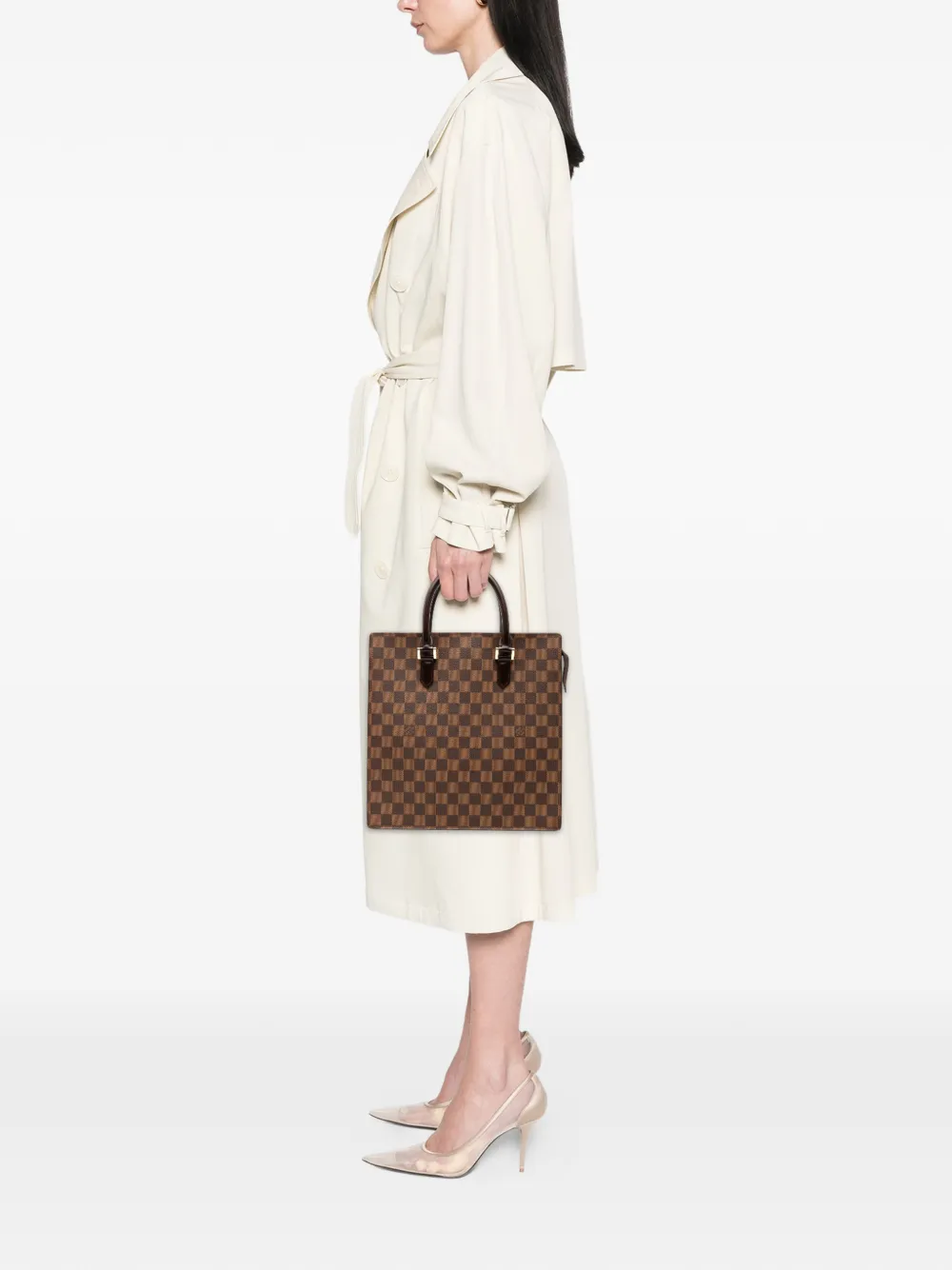 Louis Vuitton Pre-Owned 1997 Damier Ebene Venice Sac Plat tote bag - Marrone