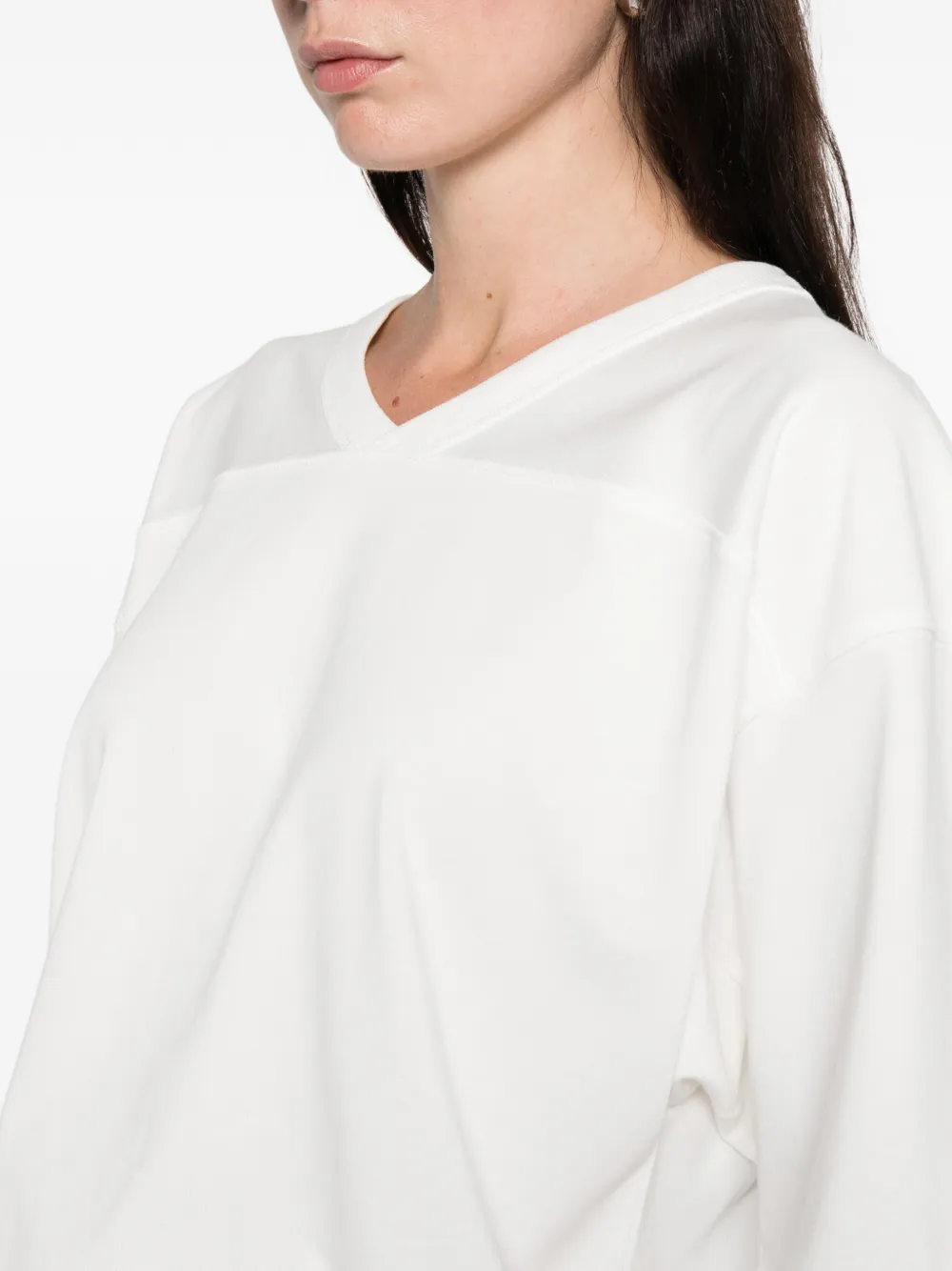 St Agni Match Paneled Organic Cotton-jersey T-shirt In Multi