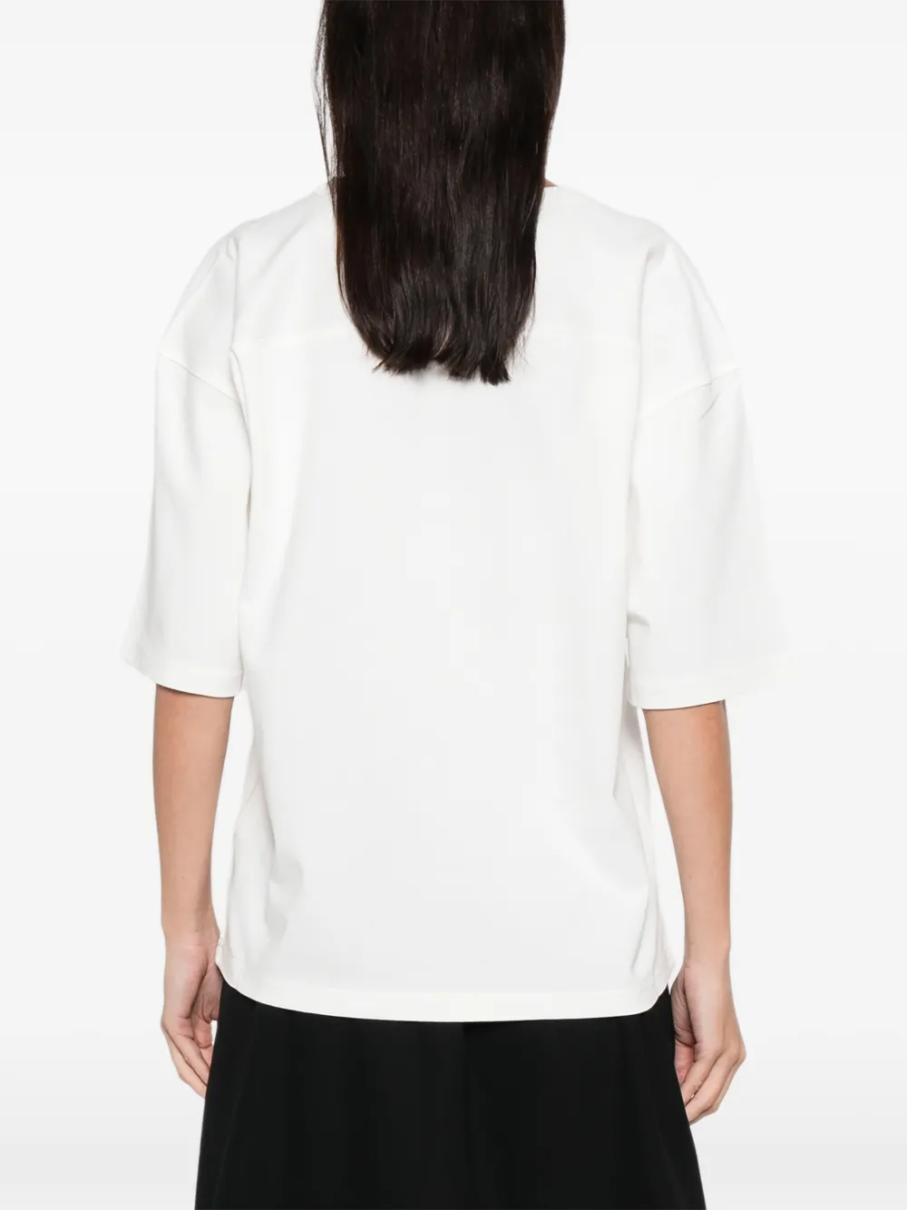 St Agni Match Paneled Organic Cotton-jersey T-shirt In Multi