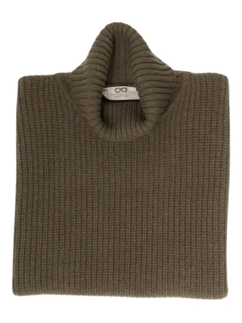 DAVANTINO ribbed roll-neck top