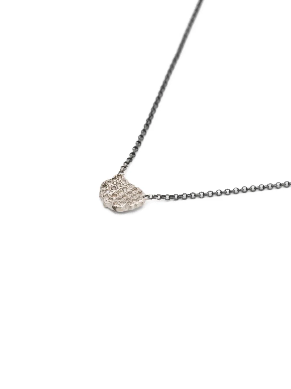 Sterling Silver Pendant Diamond Necklace