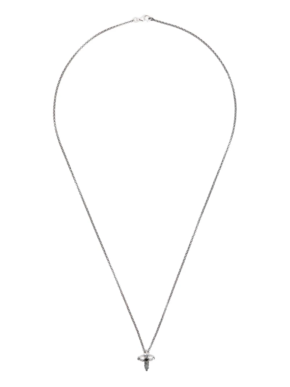 Rosa Maria sterling silver diamond necklace - Nero