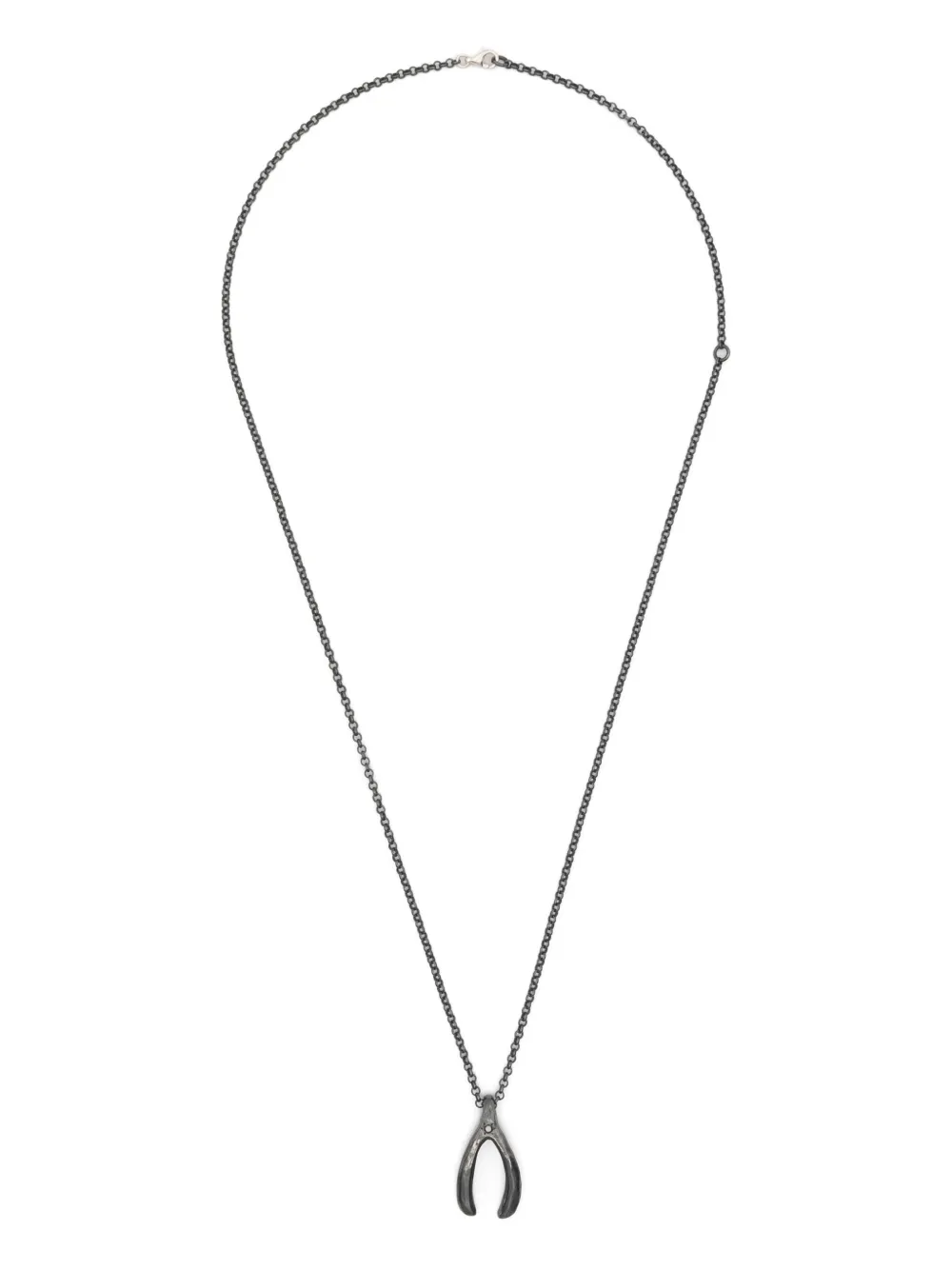 Rosa Maria sterling silver diamond necklace - Argento