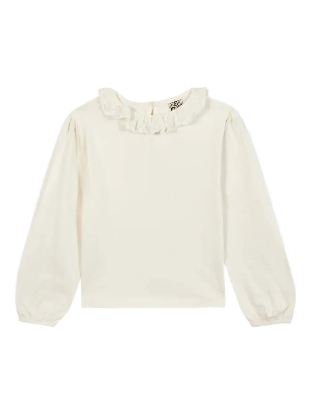 Bonton playera con volantes en el cuello | neutro | Image 1