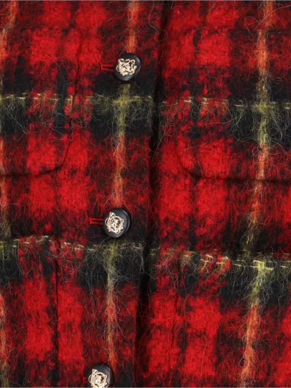Lauren Ralph Lauren チェック ツイードジャケット | レッド | FARFETCH JP