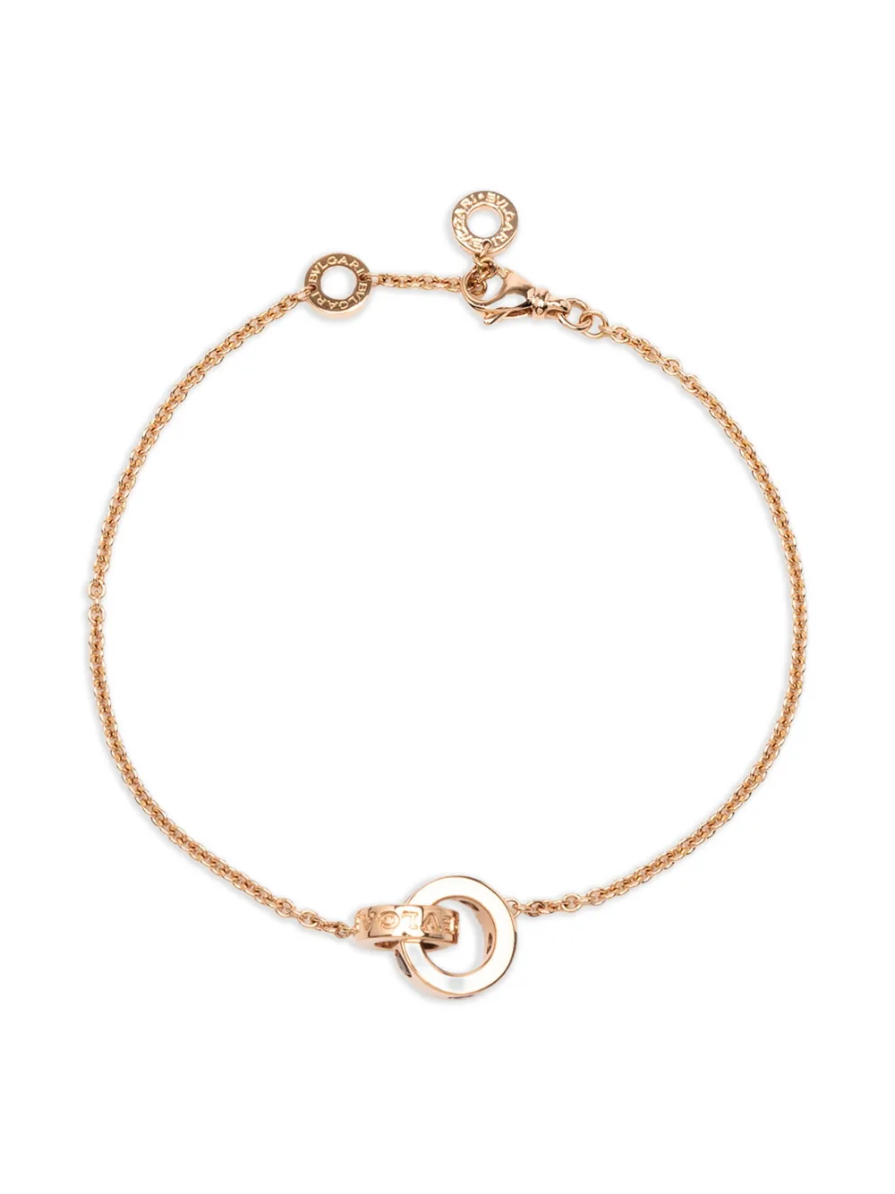 Bvlgari Pre-Owned Bracciale Roman Sorbets in oro rosa 18 carati con ametista e tormalina 2015-2025