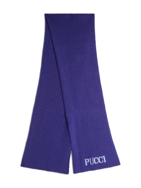 PUCCI Junior logo scarf