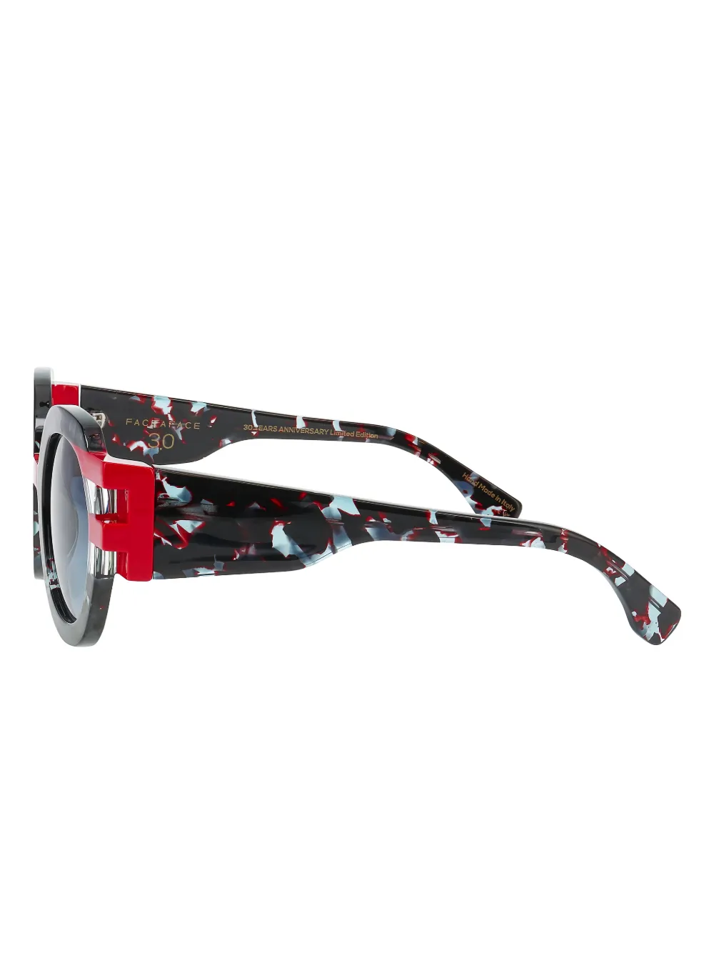 Face À Face Round-frame Sunglasses In Black