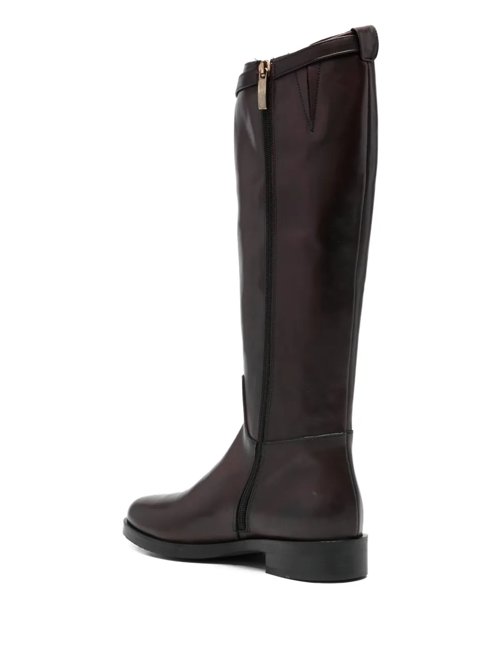 paola parisi 30 mm laarzen met gespdetail Bruin