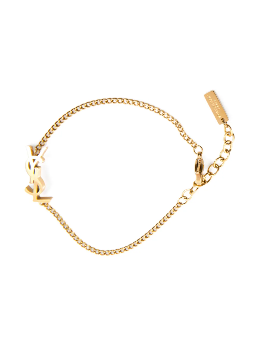 Saint Laurent Pre-Owned 2010s YSL Cassandre bracelet | Gold | Image 1