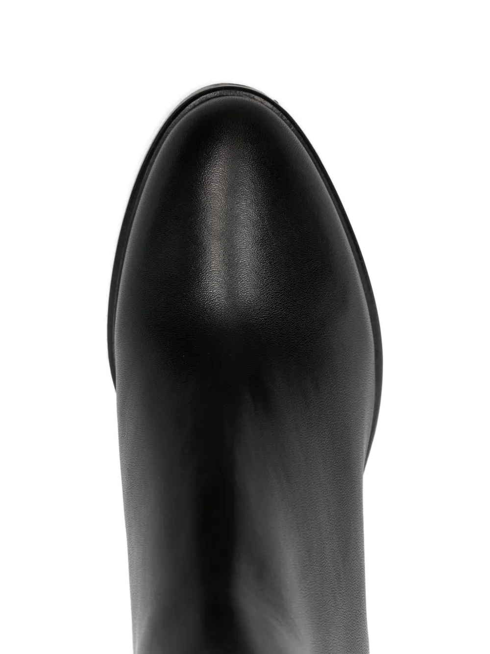paola parisi 60 mm enkellaarzen met rits Zwart