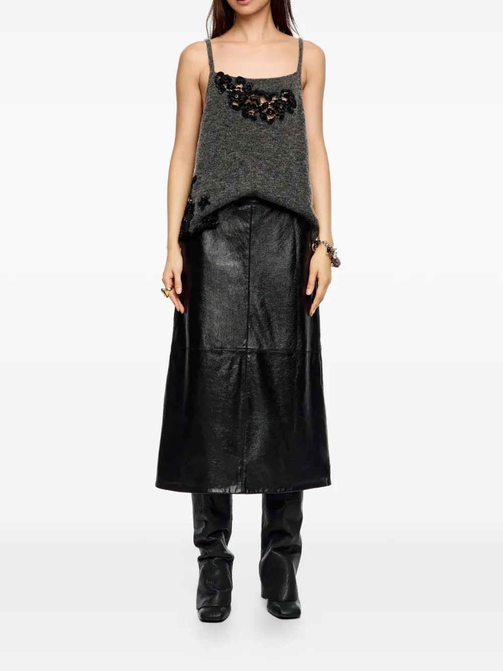 Bimba y Lola falda midi con paneles | Faldas acampanadas | Image 2