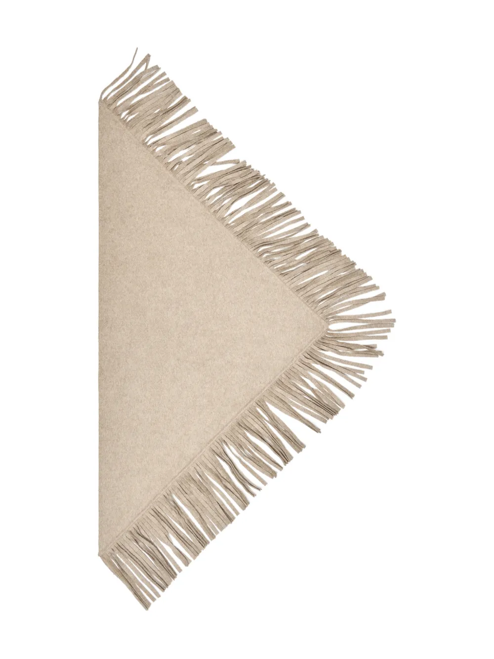 Bimba y Lola Sjaal met franje - Beige