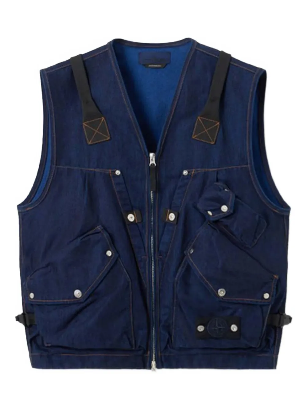 Stone Island denim gilet | Blue | Image 1